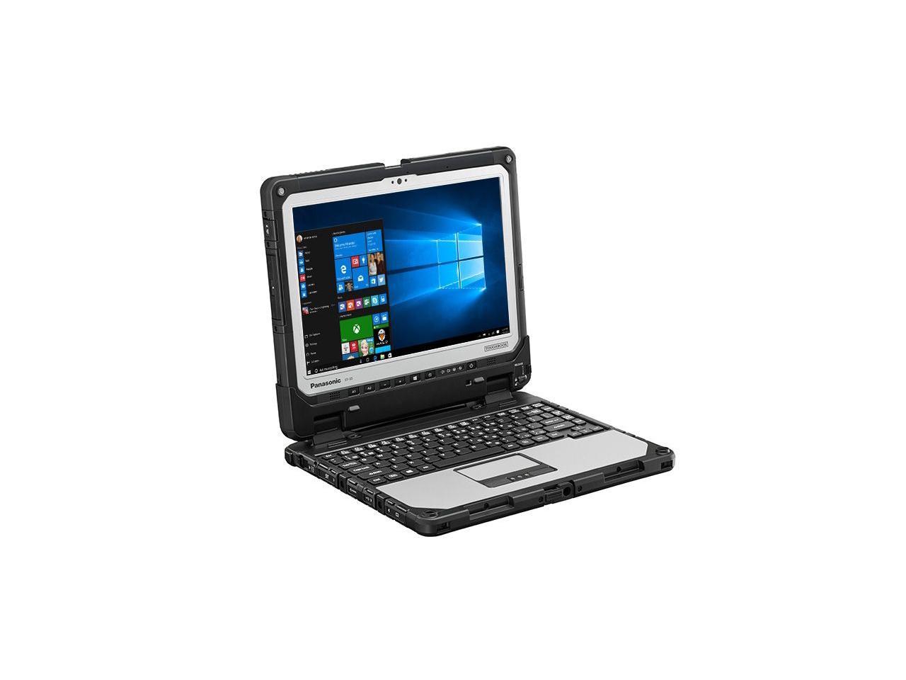 Panasonic Toughbook CF-33, Rugged Detachable Laptop (2 in 1), 4G LTE, Intel i5 6300U @ 2.40GHz, 12