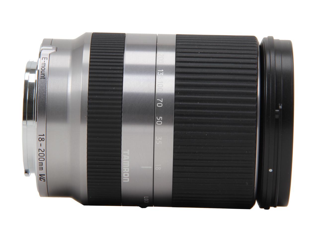 TAMRON AFB011S-700 18-200mm F/3.5-6.3 Di III VC Lens For SONY E-mount Silver