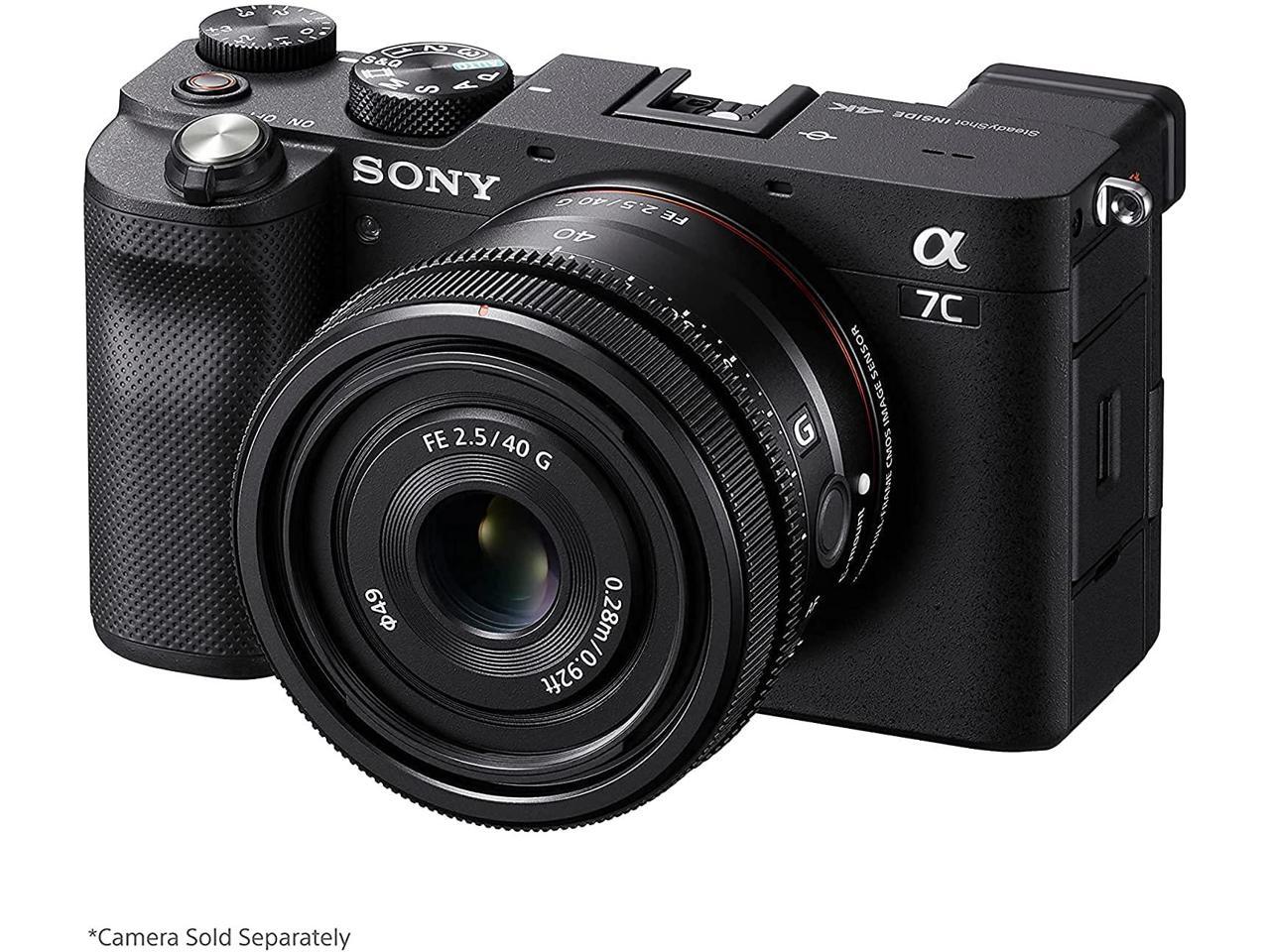 Sony FE 40mm F2.5 G Full-Frame Ultra-Compact G Lens Bundle with Digital HD Protection Filter
