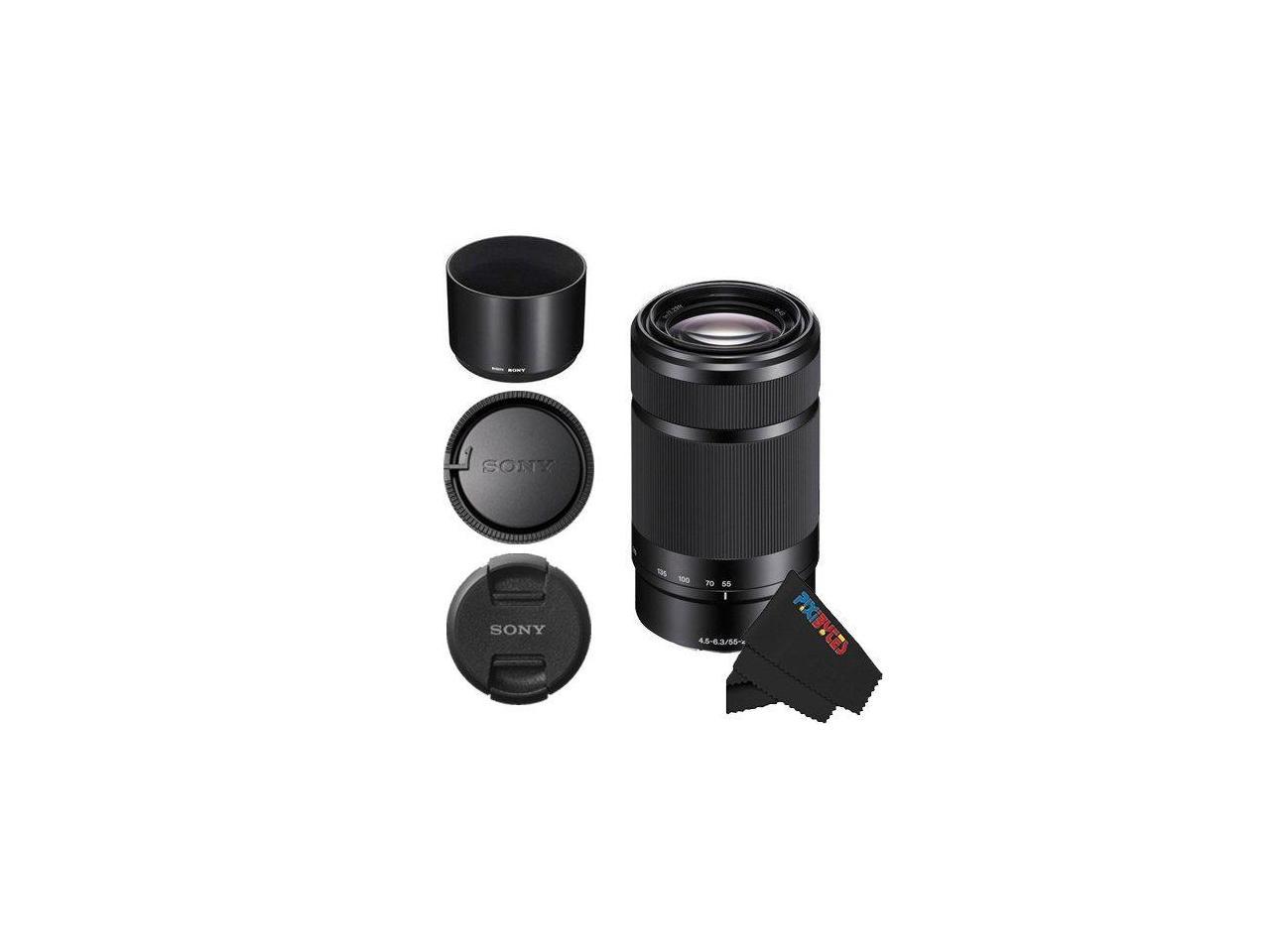 Sony E-Mount 55-210mm F4.5-6.3 Lens for Sony E-Mount / NEX Cameras (Black)