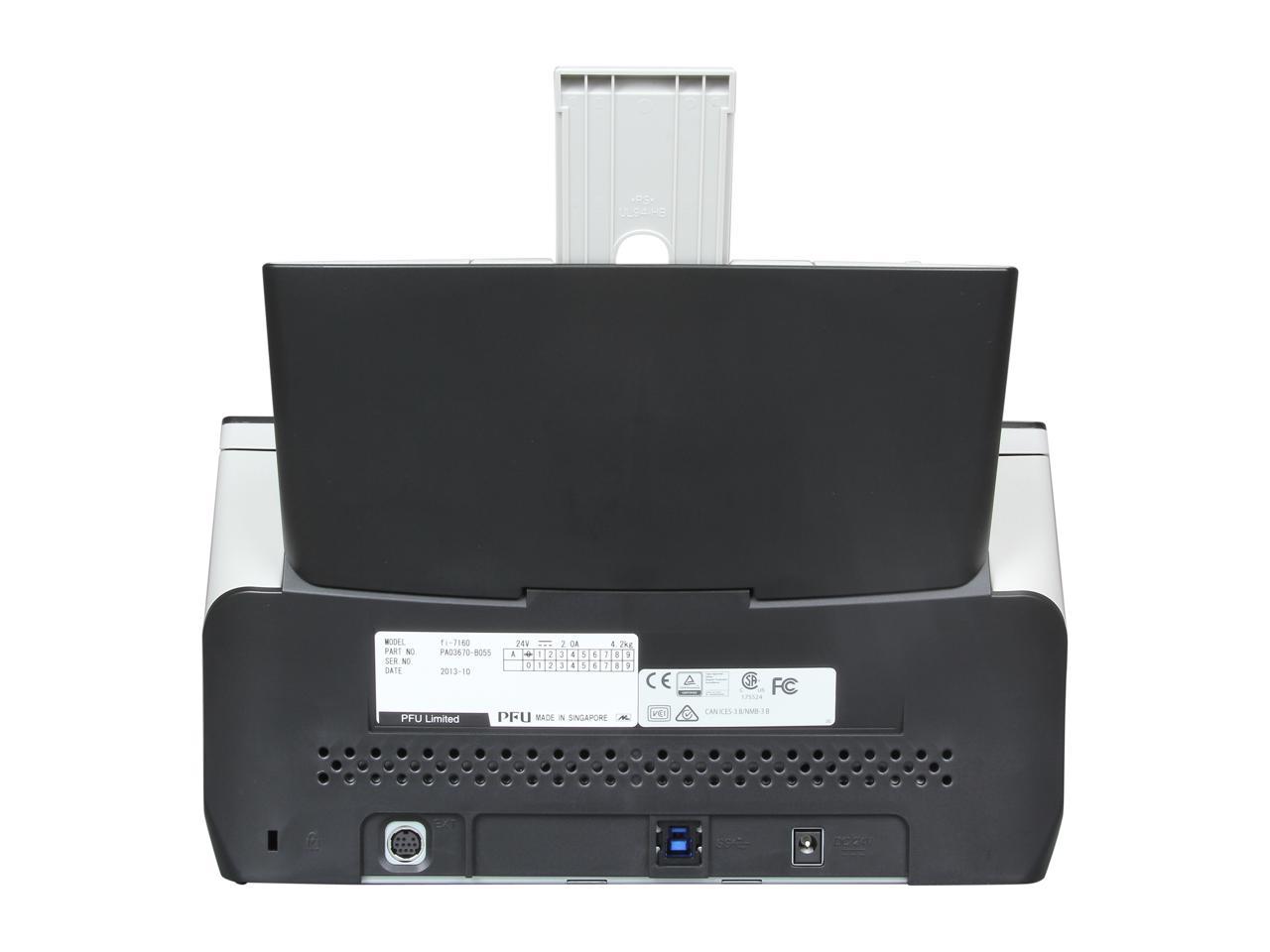 Fujitsu FI-7160 (PA03670-B055) Duplex Up to 600 DPI USB Color Image Document Scanner