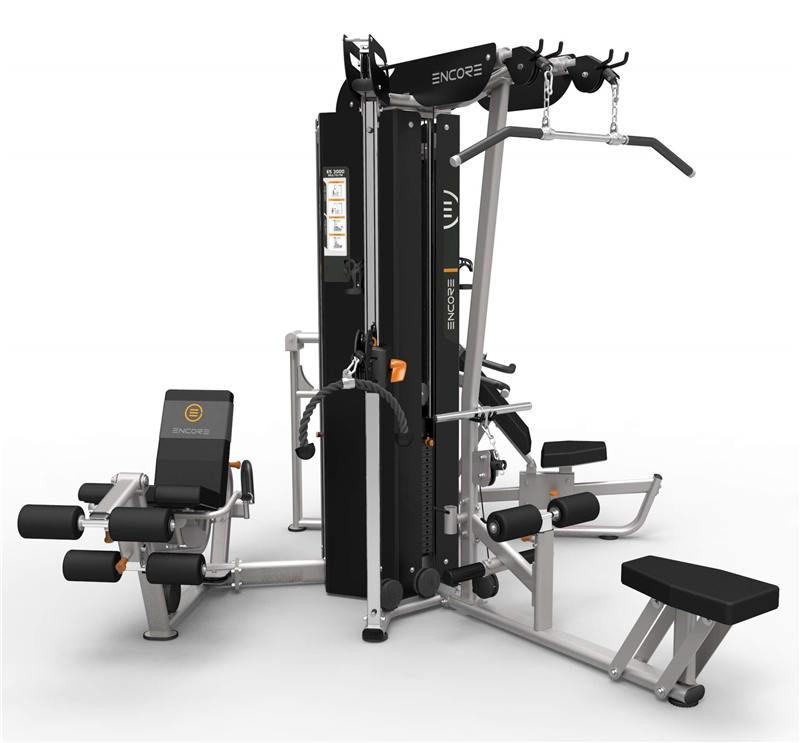 4 Way Multi Station Home And Corporate Gym Included 8 Workout Modular, Full Body Training, Multifunctional Home Gym System