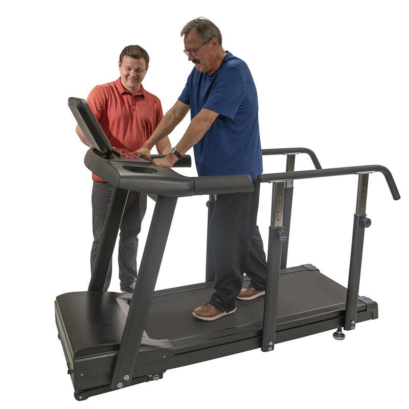 RehabMill Afforable Rehabilitaion Treadmill with Elevation and Adjustable Long Heandrails