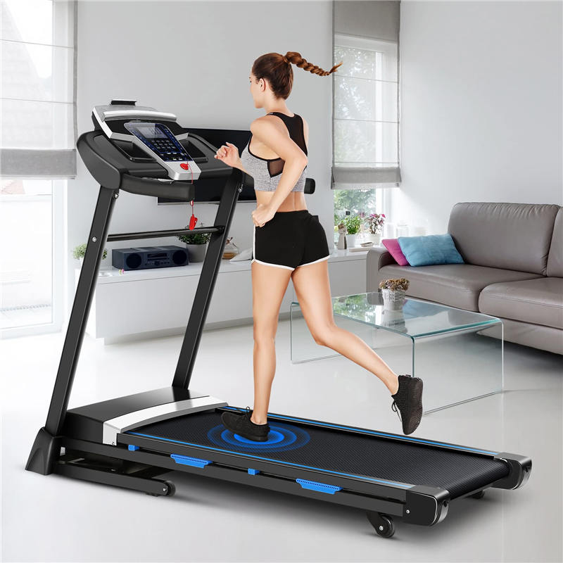 Folding Treadmill with Automatic Incline, 300 LB Weight Capacity, 3.25 HP, Ultra-Wide & Quiet