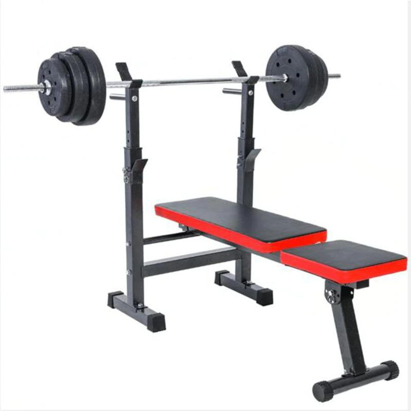 Folding Multifunctional Dumbbell Bench Fitness Equipment Barbell Bed Sporting
