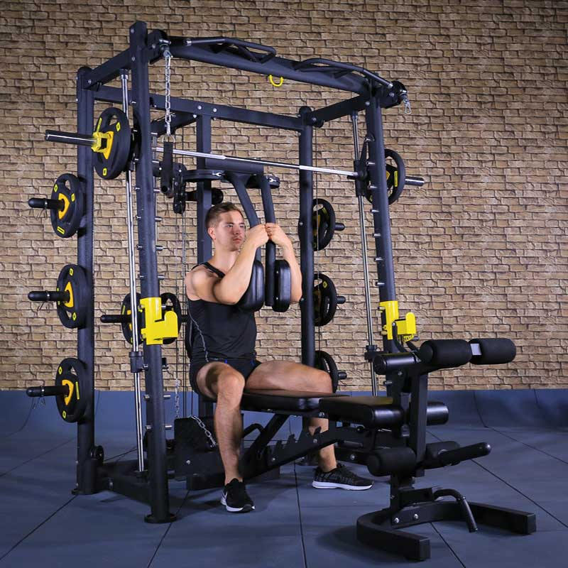 Gym Equipment Smith Machine 300KGLoad Bearing Squat Rack Comprehensive Training
